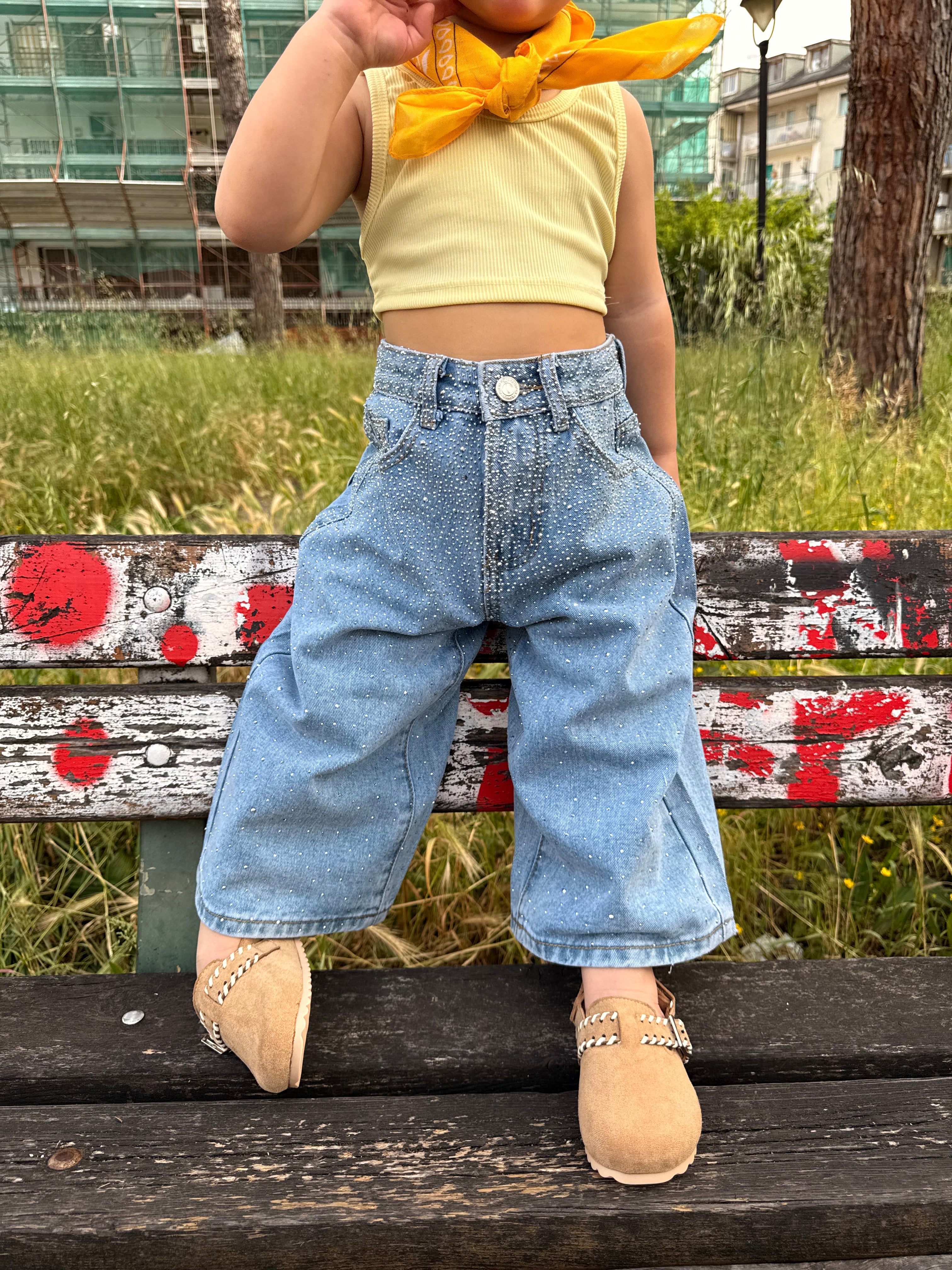Jeans Brillantinato